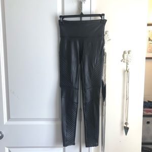 Spams Faux Leather Moto Leggings